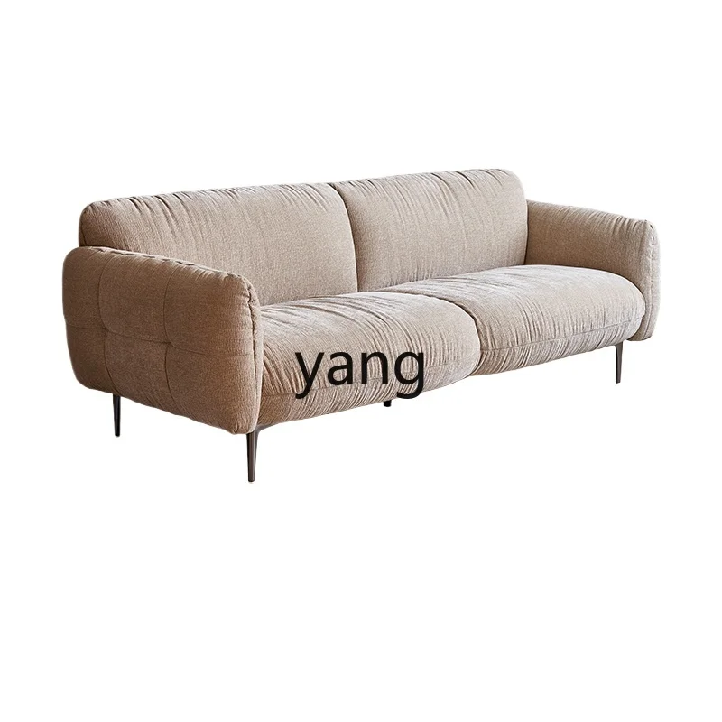 

LMM modern simple small apartment new light luxury high-end multi-person chenille sofa