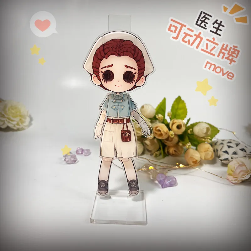 Identity V Merch Mercenary Photographer Prisoner Perfumer Posable Paper Doll  Acrylic Stand Desktop Ornament Collectible Gift