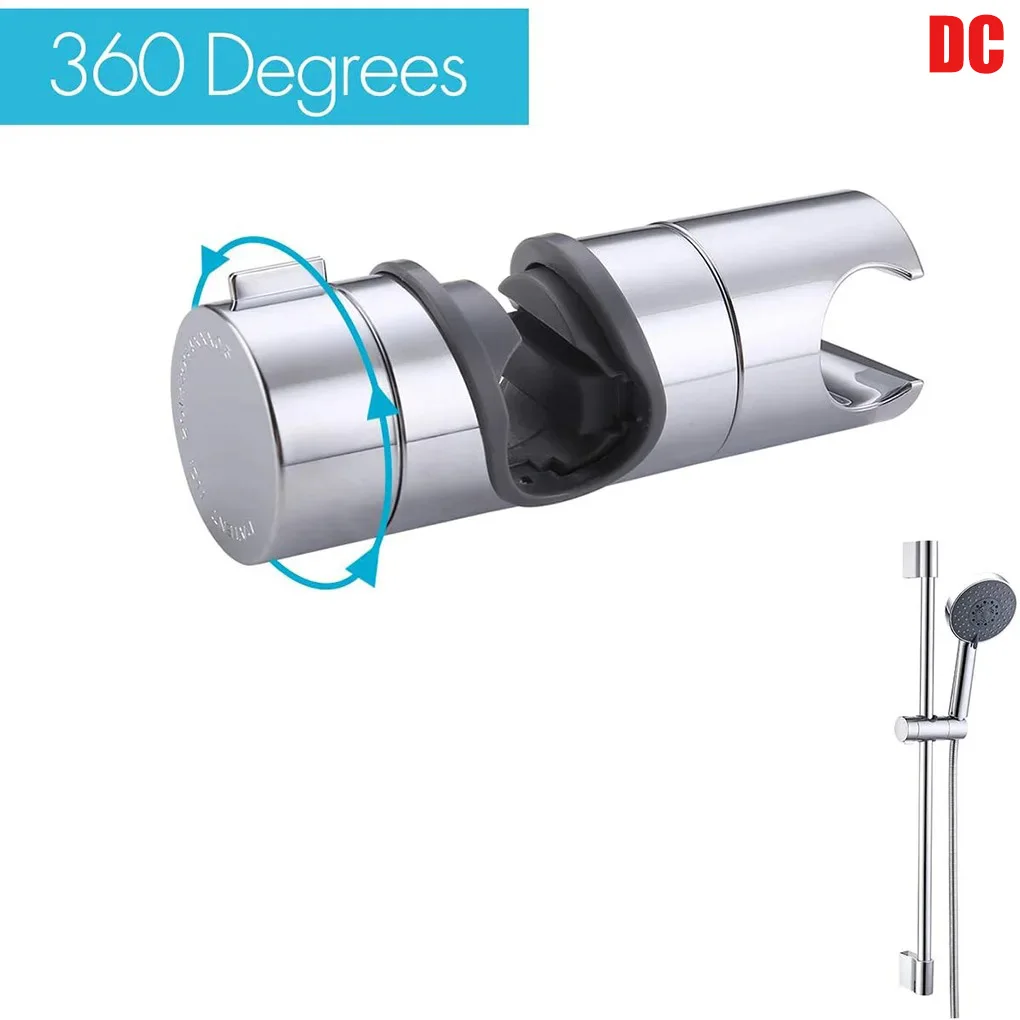 استبدال قوس دش اليد لشريط الشريحة 18-25 مللي متر قابل للتعديل السكك الحديدية دش حامل الرأس استبدال 360 الدورية حامل البخاخ