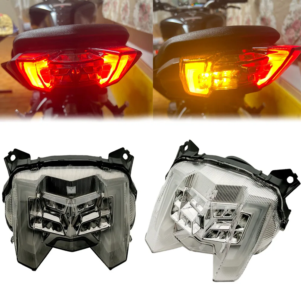 For Yamaha MT-09 FZ-09 FZ09 MT09 2017 2018 2019 2020 E-Mark Rear Tail Light Brake Turn Signals Integrated Motorcycle LED Light