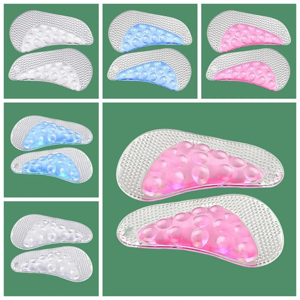 Insert Cushion Foot Arch Pads Foot Shock-absorber Foot Care Tools Arch Support Insoles Gel Orthopedic Pads Comfort Padding