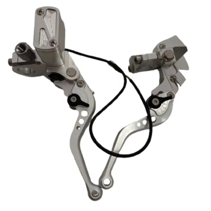 New Silver Adjustable Chrome Brake Clutch Lever Model  for Off-road Motorcycle Dirt Bike Pit Bike ATV Precision Fit