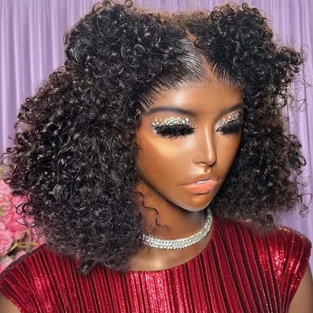 13x6 HD 워터 웨이브 레이스 프론탈 딥 웨이브 가발 13x4 7x5 글루리스 가발 인모 밥 가발 곱슬머리 인모 가발 프리컷