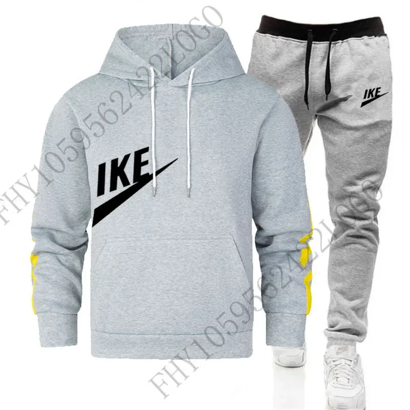 Modische Herren-Sportbekleidung, neuer Outdoor-Jogging-Hoodie für Herbst und Winter + Jogginghose, 2er-Set, Freizeitanzüge für Herren und Damen