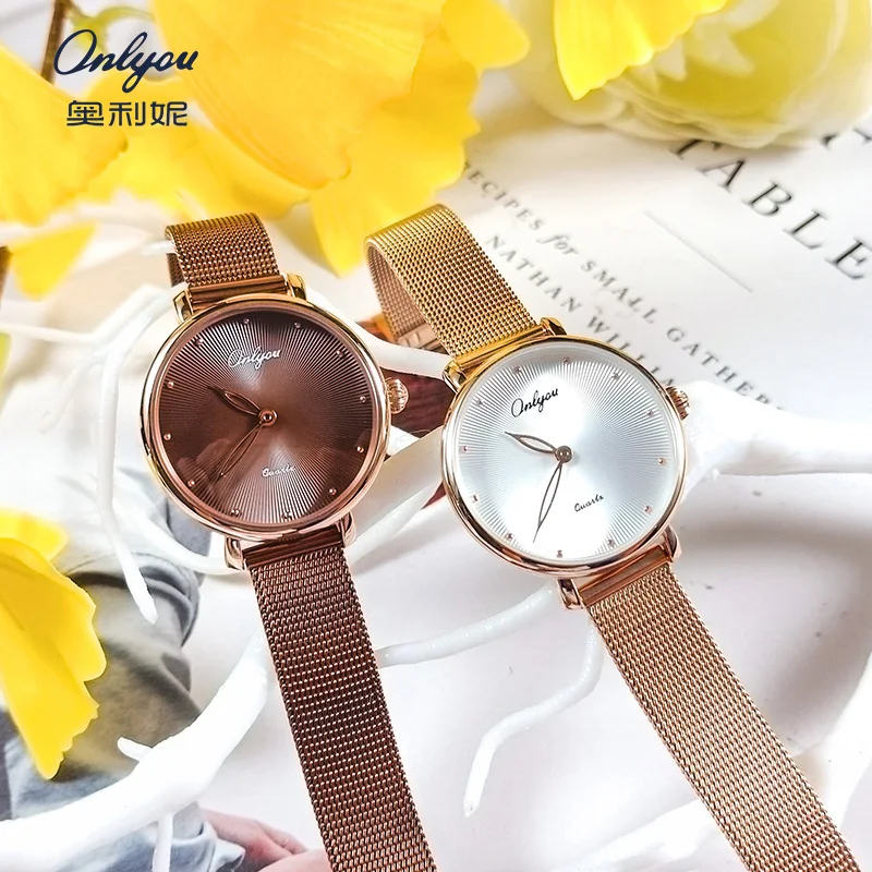 onlyou-ladies'-crystal-phantom-two-hand-quartz-watch-multifaceted-mineral-glass-dial-watch-box-included