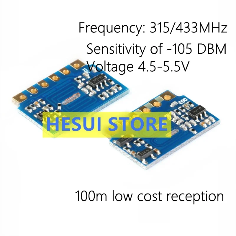 H5V3M/H5V4D 315/433 МГц Беспроводной модуль приема дистанционного управления супергетеродинный