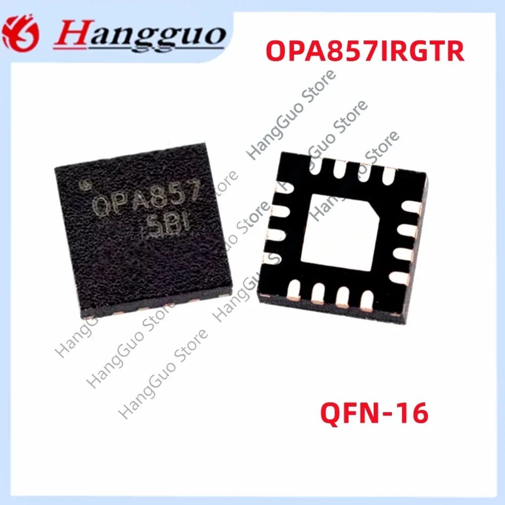 10Pcs/Lot Brand new and original  OPA857IRGTR OPA857IRGTT  QFN-16  For Cross-impedance amplifier IC Best quality