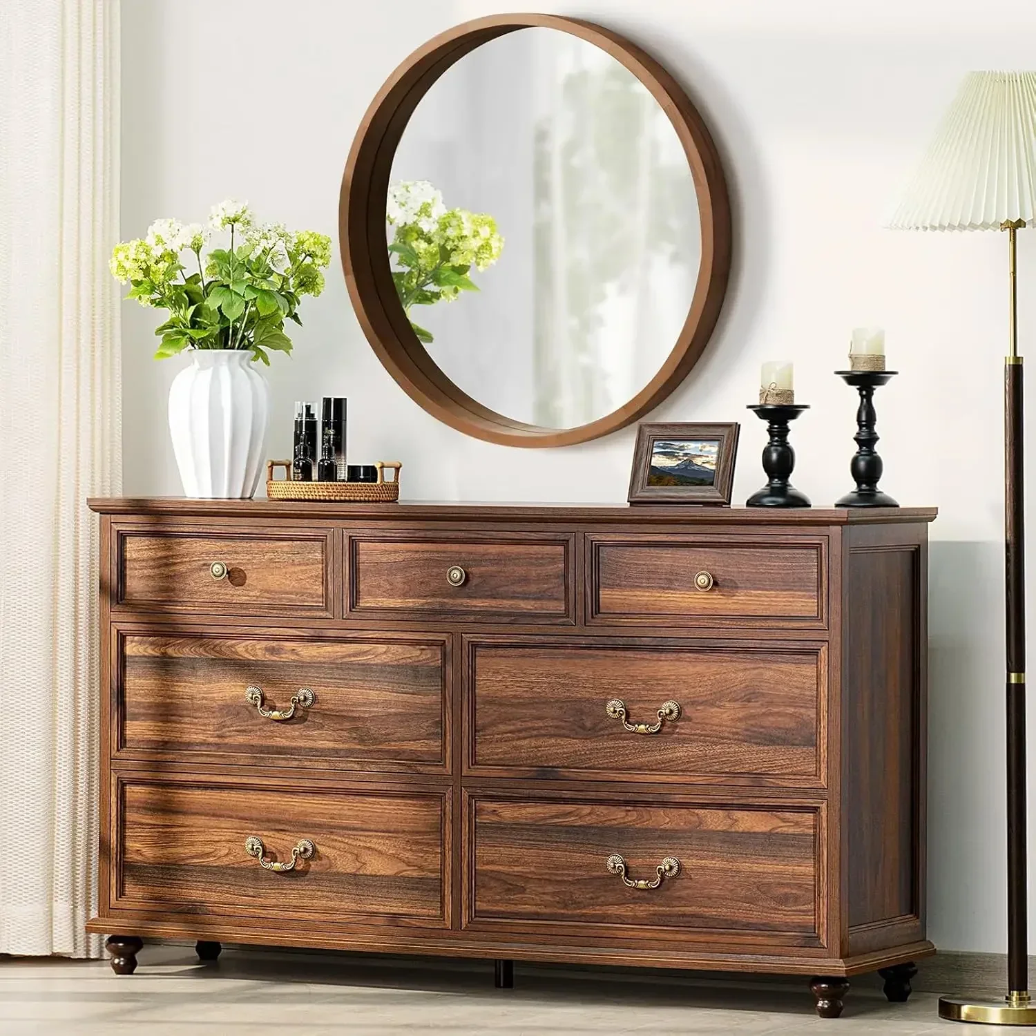 54" 7 Drawers Dress…