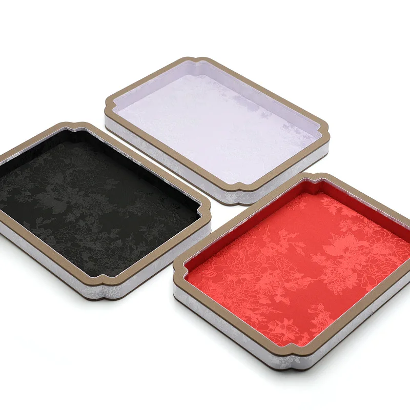 Retro Jewelry Tray Luxury Exquisite Jewellery Tray Creative Jewellery Pallet Bracelet Necklaces Jewelry Organizer Display Case