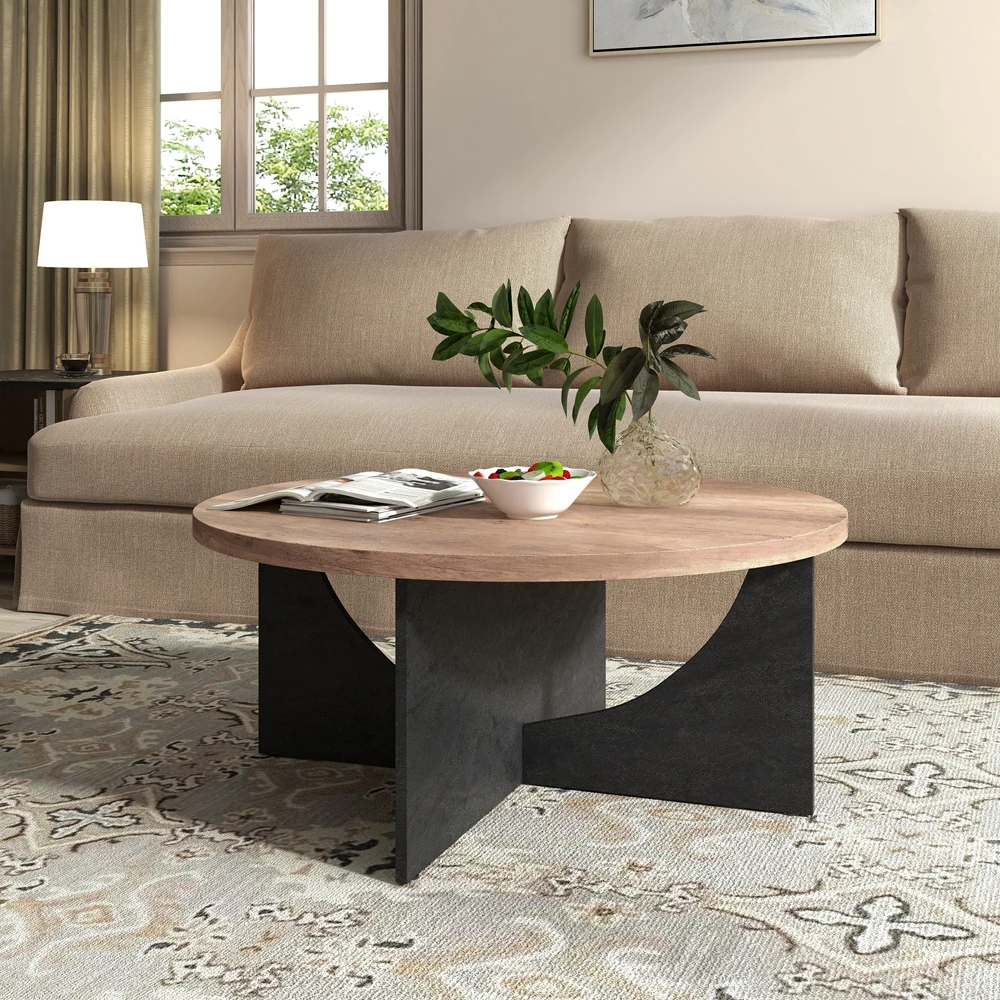 Exquisite Design Coffee Table for Living Room, 35 Inch Center Table