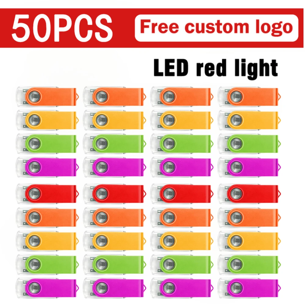 50PCS/lot Pen Drive 8GB 4GB 2GB 1GB USB Flash Drive 16GB Flash Disk 128MB 256MB 512MB Memory Flash Disk Free Custom Logo