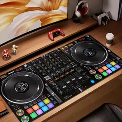 Radio Dj Workbench Large Gaming Mousepad Keyboard Gamer Mouse Pad on The Table Speed Desk Mat Anime 900x400 1000x500 Mouse Mat