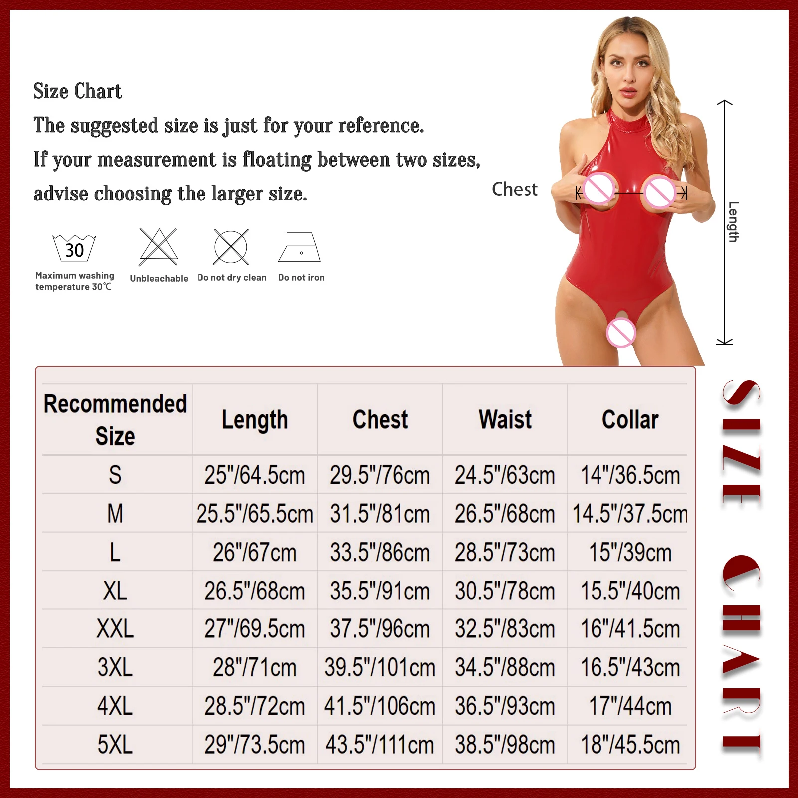 Plus Size Womens Sexy Open Cups Bra Open Crotch Bodysuit Patent Leather Latex Catsuit Crotchless Bodycon Leotard Clubwear