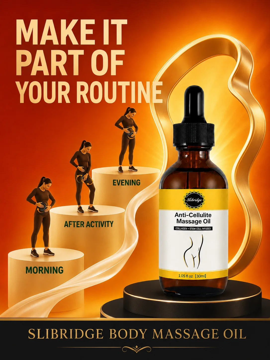 Body Contour Slimming Oil Shaping Firming Tightening Skin Define Body Silhouette Smooth Skin Massage Essential Oil for Women