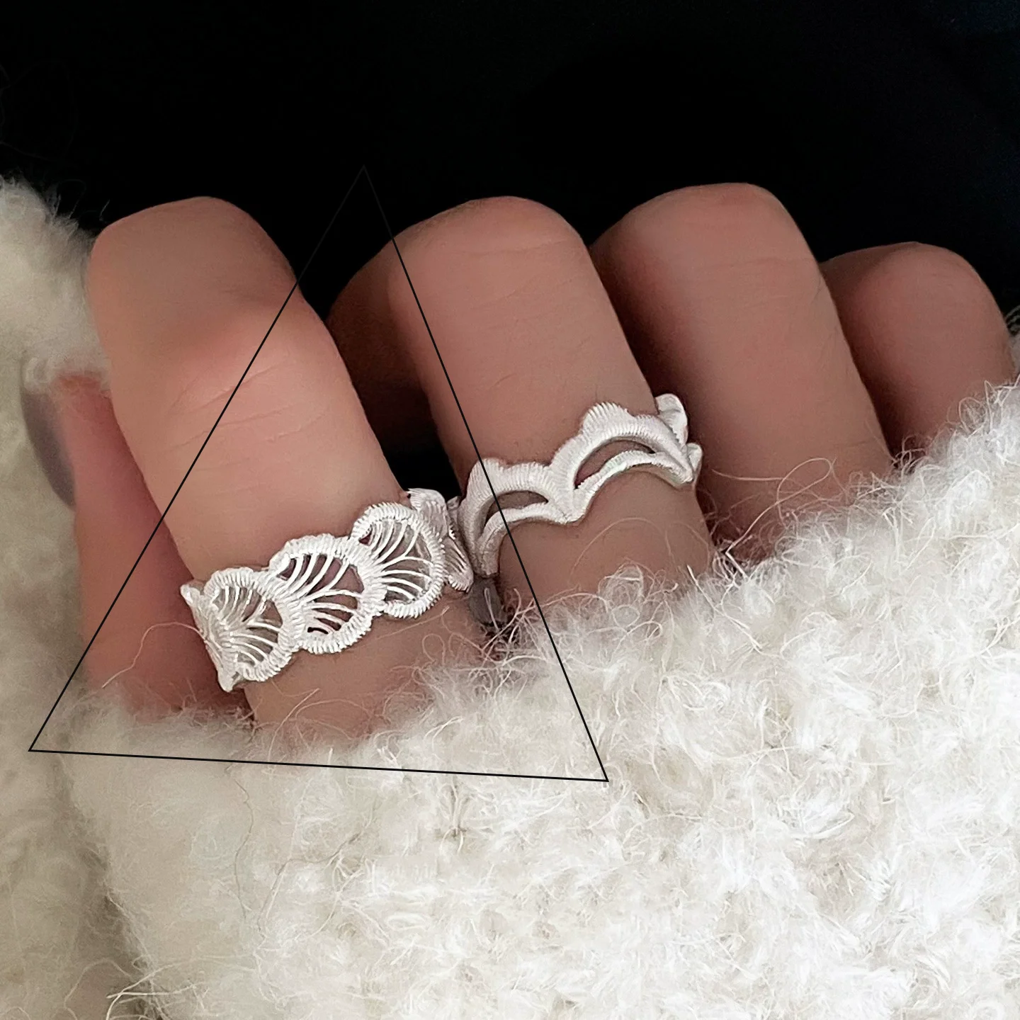 Women's 925 Sterling Silver Bow Tie Open Finger Ring, Cute Design