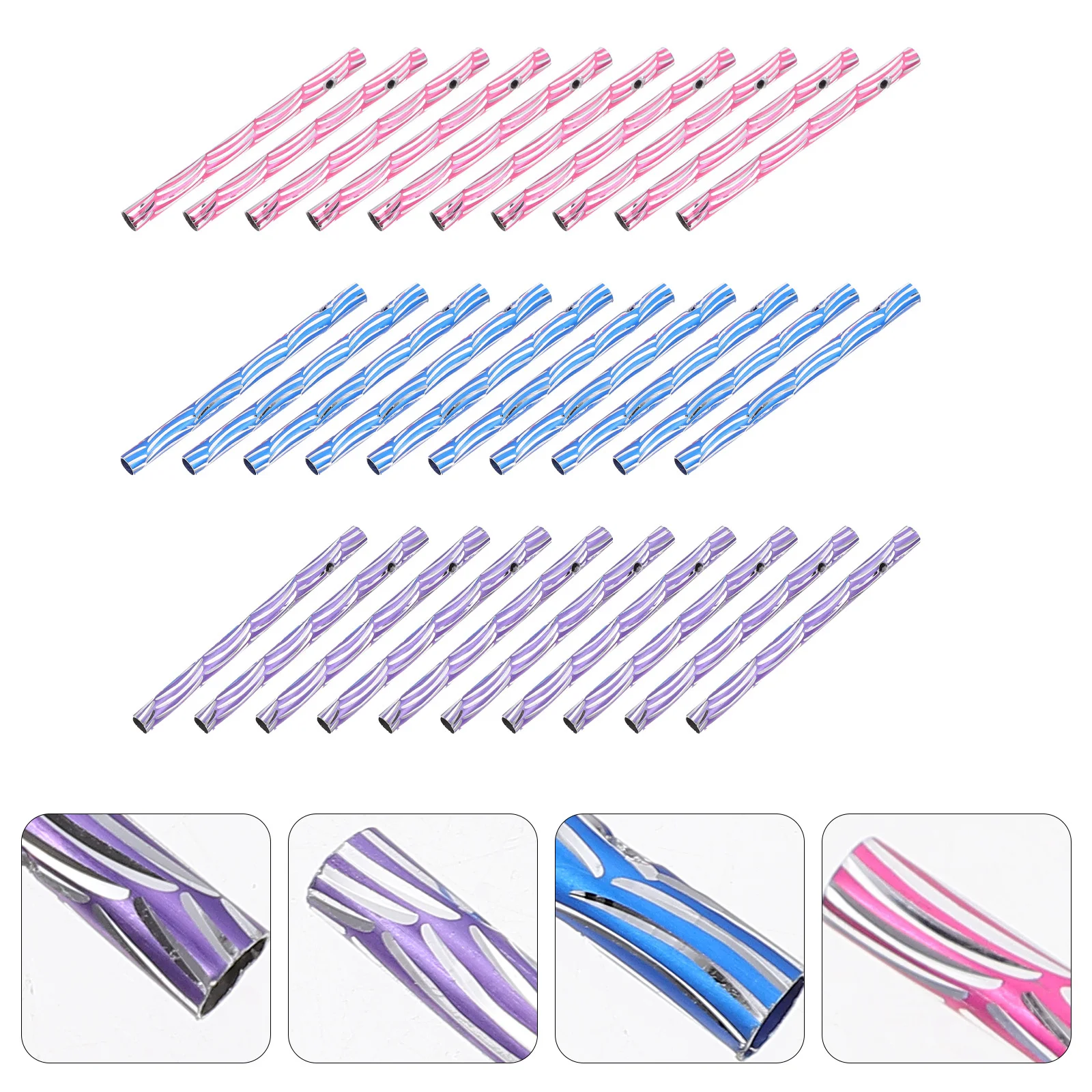 

60Pcs Metal Wind Chimes DIY for Yard Porch Outdoor Windbell Making Supplies DIY Wind Chime Iron Tube for Windbell