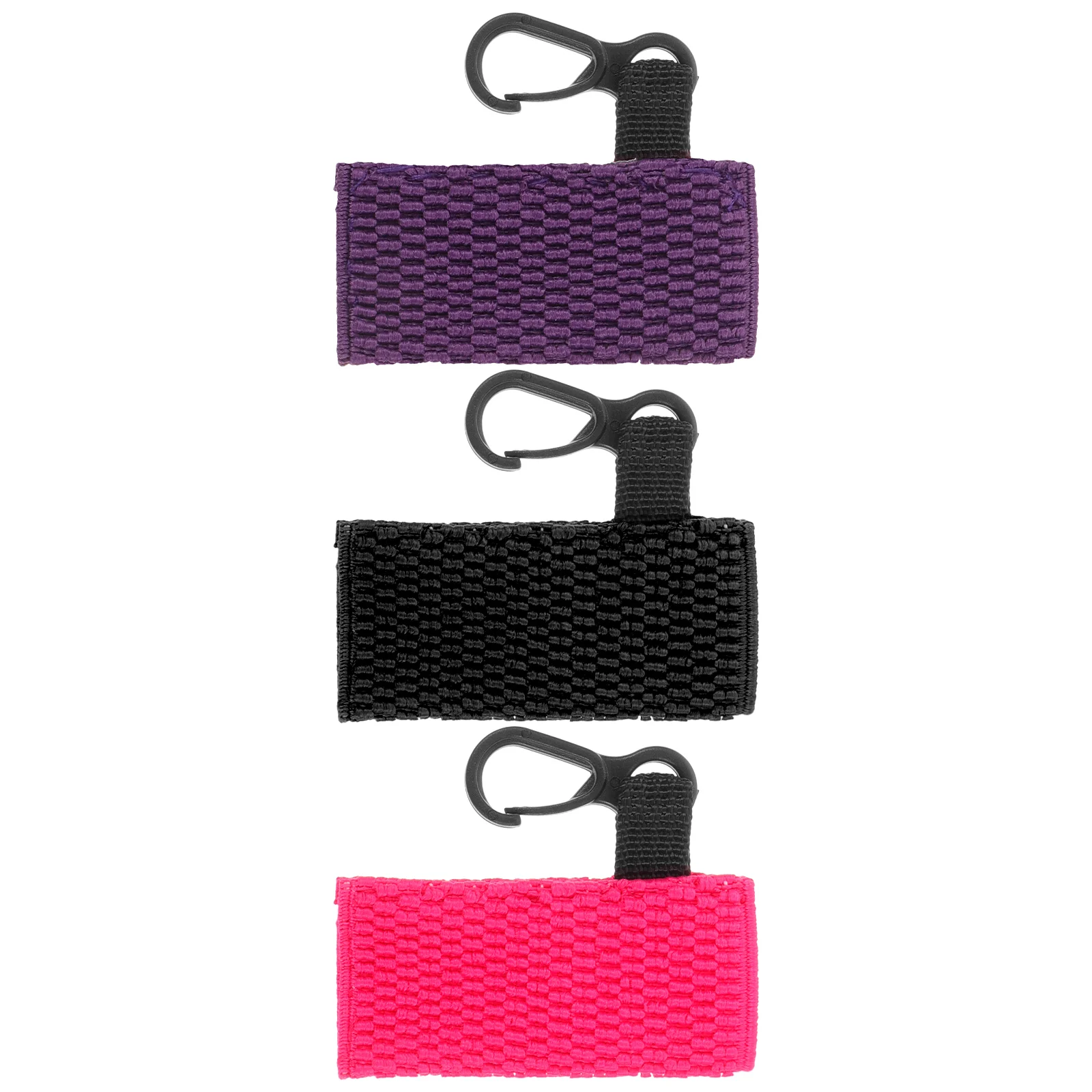 Soporte para bálsamo labial, llavero con Clip en mangas de lápiz labial, funda protectora portátil para mochila, bolsa de gimnasio, uso en cochecito, 3 uds.