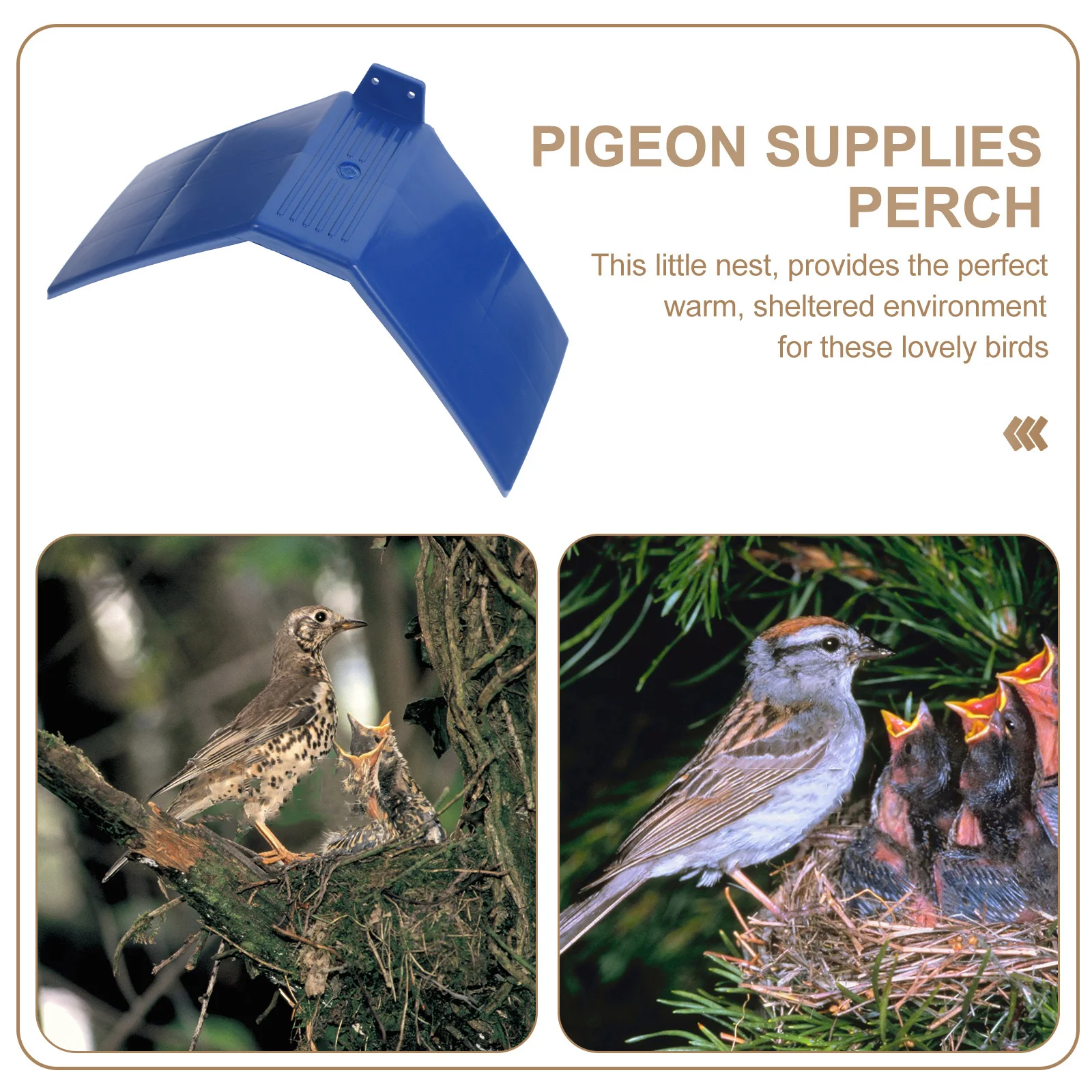 

10Pcs Plastic Pigeon Perch Stand Durable Rest Frame for Birds Playing Adventuring Perfect Gift Plastic Pigeon Perch