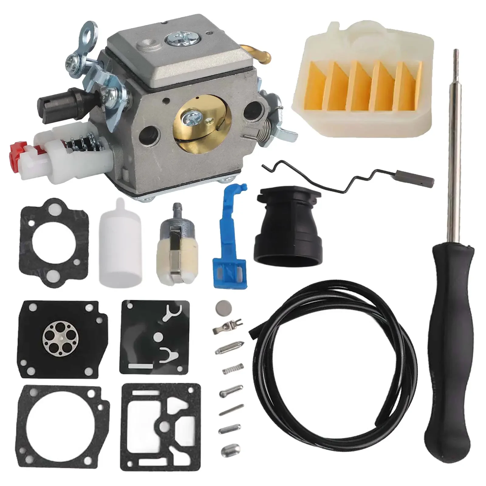 503283208 Carburetor Kit For 340 340E 345 345E 346 350 351 357 359 Chainsaw Garden Power Tools Replacement Carburetor Kit