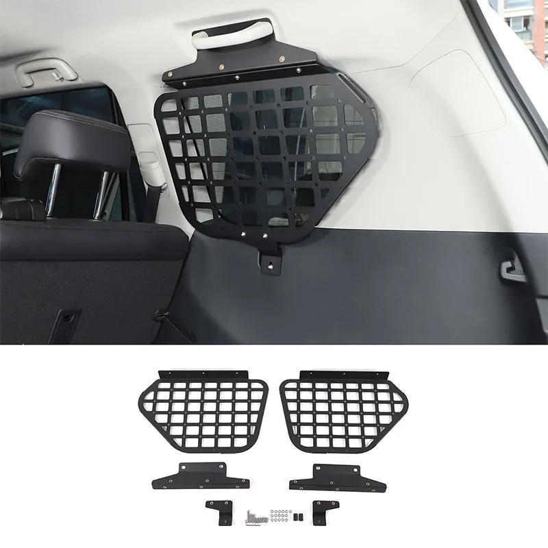 For Toyota Land Cruiser Prado 150 2010-2023 Car Accessories Rear Trunk Side Window Storage Racks Organizer 7-seat Version