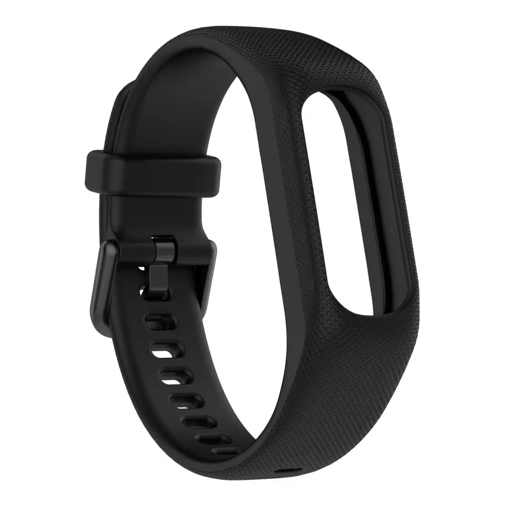 Silicone Strap Sweat-proof Sport Watch Wristband For Garmin Vivosmart 5 Watch Smart Accessories For Garmin Vivosmart 5