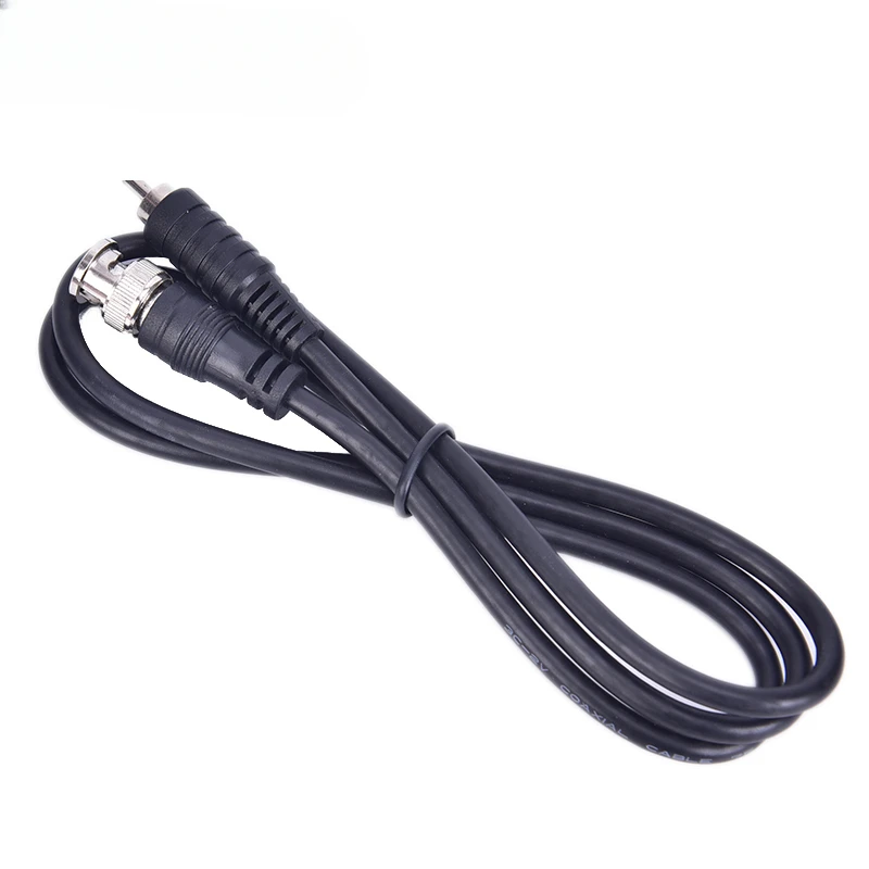 Adaptor Video konektor kabel koaksial Jack Male ke RCA, 1M/3ft BNC Male ke sistem Kamera CCTV, aksesori kamera