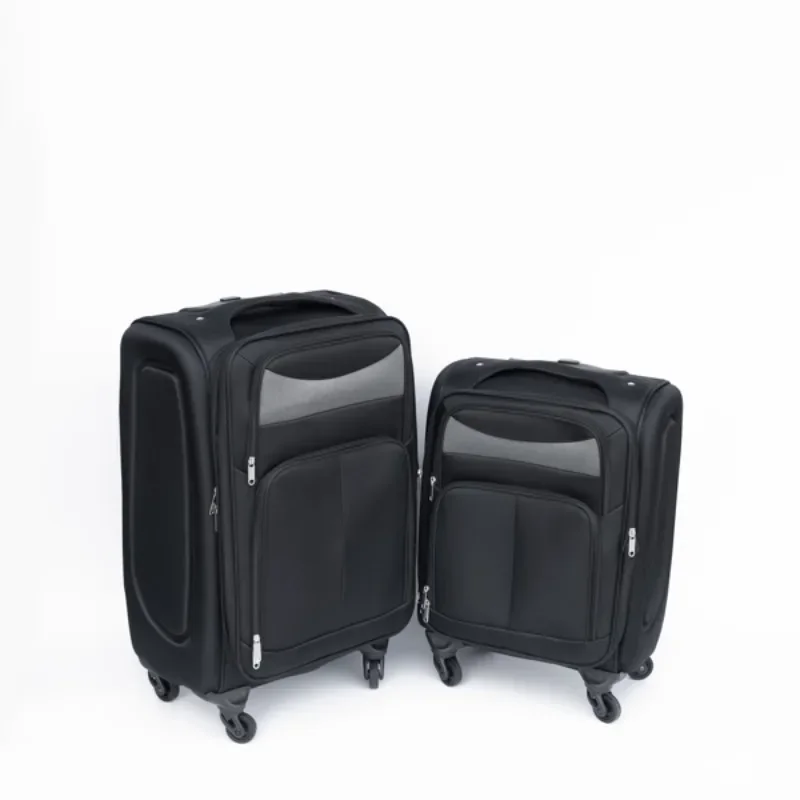 Valise extensible en tissu Oxford, valise unisexe de grande capacité, valise de voyage d'affaires TSA Lock Spinner
