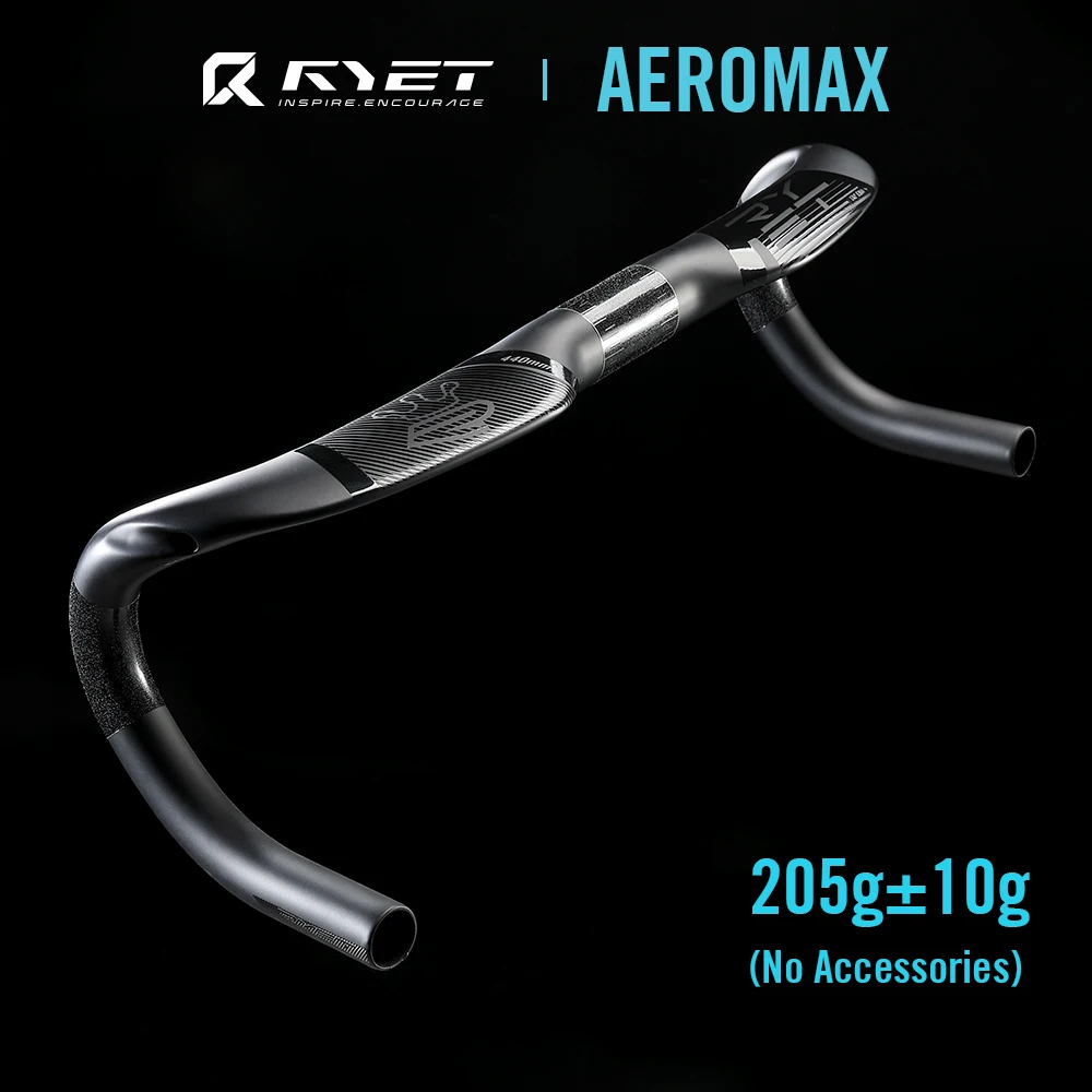 RYET Full Carbon Road Bike Handlebar 31.8MM 420/440/460 DropBar RHM Rapid Hand Movement Bicycle Handlebar Bicycle Accessories