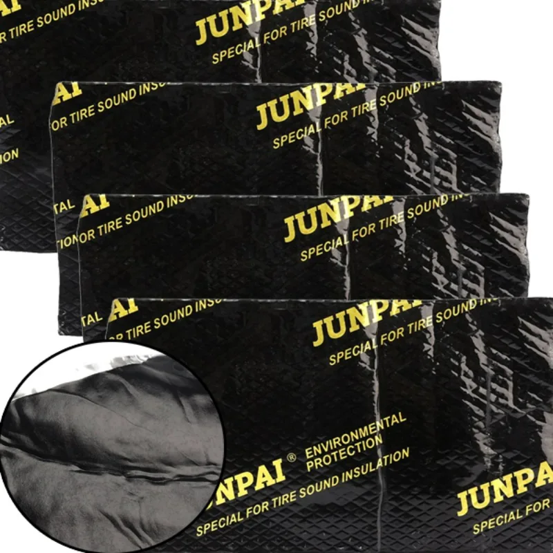 Material de Aislamiento Acústico de Caucho Butílico Ecológico, Accesorios Interiores para Automóviles, Panel de Aislamiento Acústico para Audio de Automóvil, Aislamiento para Bocinas de Puerta