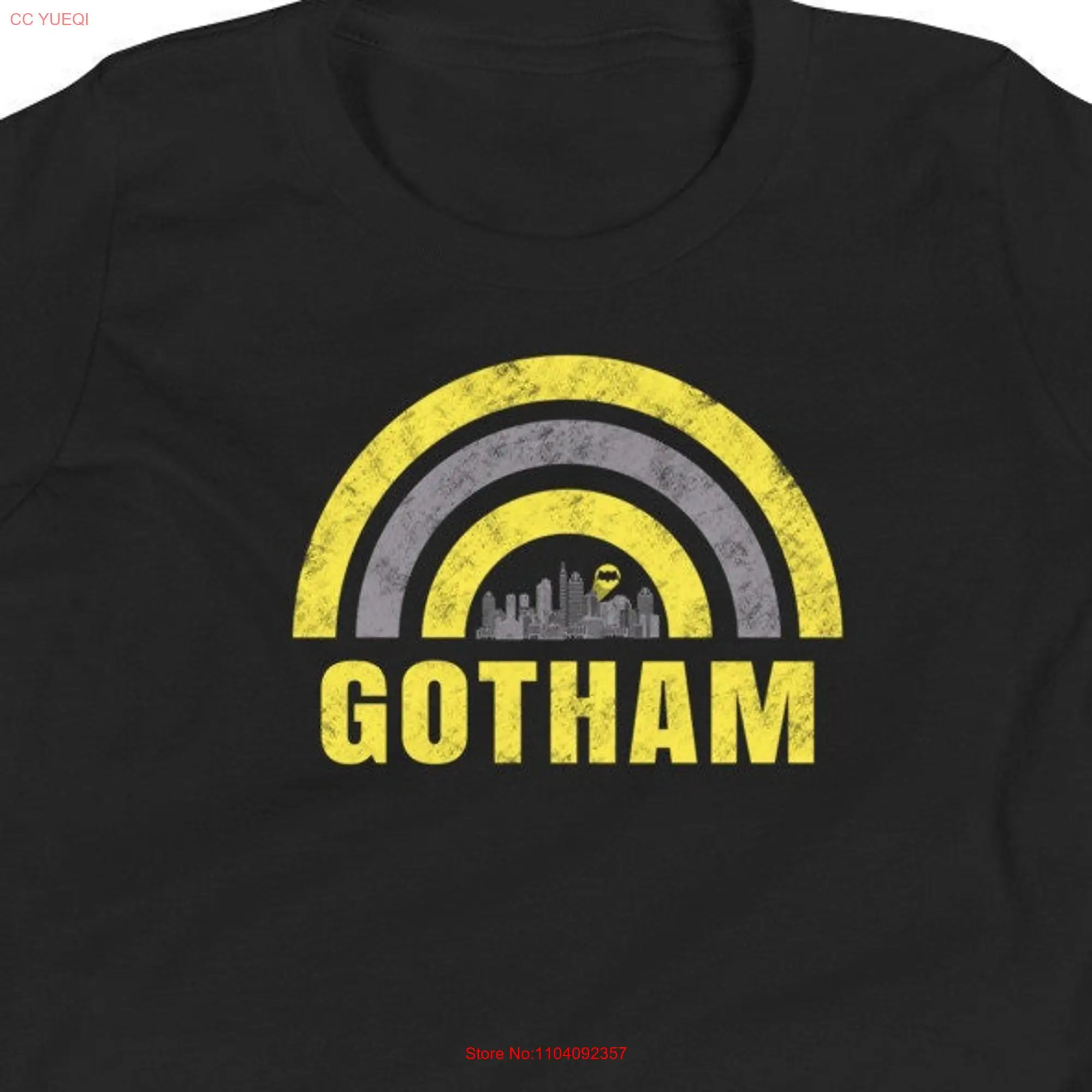 Stadt der Fledermäuse Jugend T-Shirt Kinder Fledermaus Mann Gotham lange oder kurze Ärmel