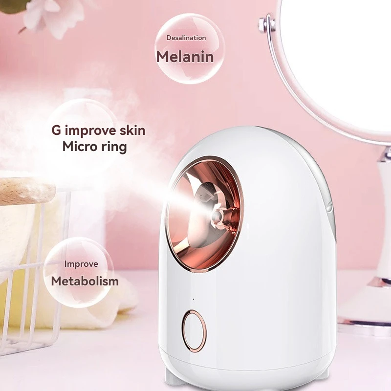나노 열 미스트 페이셜 스티밍 기기, 페이셜 SPA 사우나 가습기, 모공 클렌징 및 보습 홈케어 제품