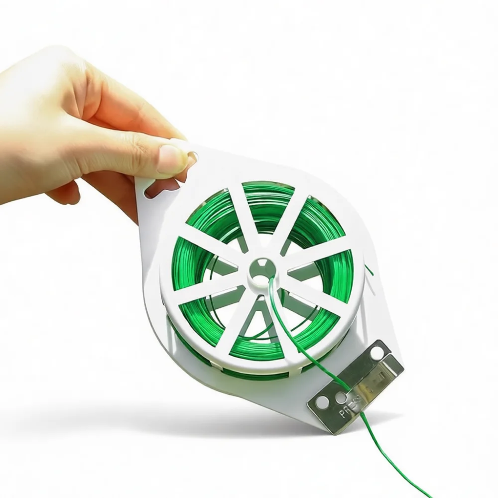 Garden Twist Tie PVC Coated Wire Flexible Plant Support Cable Durable Climbing Vine Fixing Tool For Home Horticulture Floral