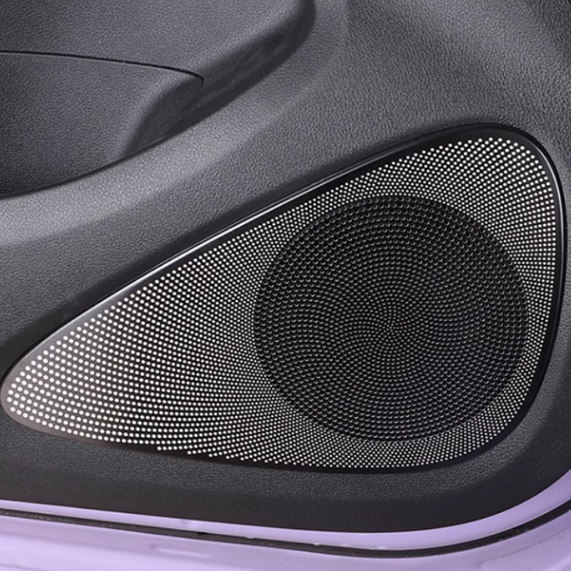 

For Dongfeng Nammi 01 Box 2024 2025 Door Horn Guard Titanium Alloy Material Beautiful Interior Parts