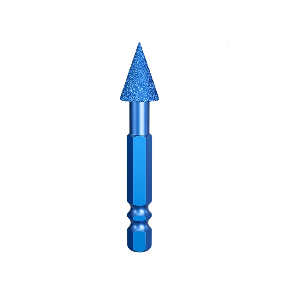 7 Piece Diamond Grinding Head Set for Polishing and Carving Stone Glass Jade Compatible with Multiple Power Tools