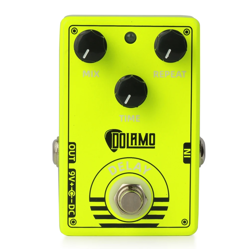 Dolamo D-14 Guitar Delay Effect Pedal True Bypass Metal Shell Guitar Pedal Effect for Electric Guitar Parts & Accessories