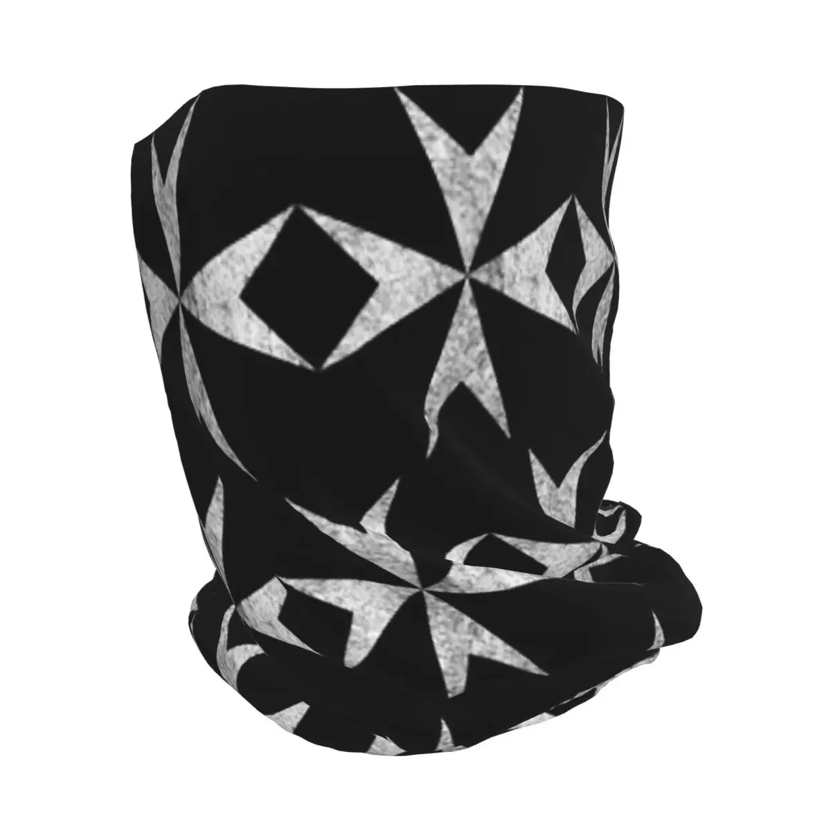 Maltese Cross Knights Hospitalier Malta Crusades Bandana Neck Gaiter Wrap Scarf Warm Face Mask Beanies Hat Unisex Adult Winter