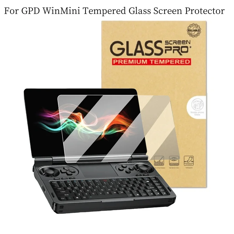 ل GPD Winmini واقي للشاشة من الزجاج المقسى فيلم وحدة تحكم صغيرة للكمبيوتر GPD Win Mini HD ملحقات أفلام الشاشة من الزجاج المقسى