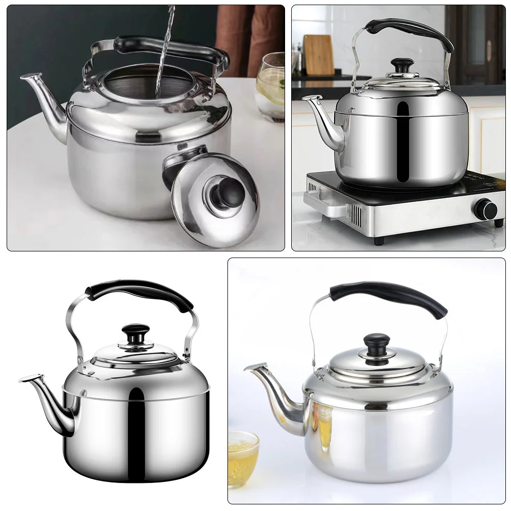 Electric Kettle Kettles Stainless Steel Whistling Kitchen Water Tea Stove Top Fully Automatic Teapot Household Teakettle