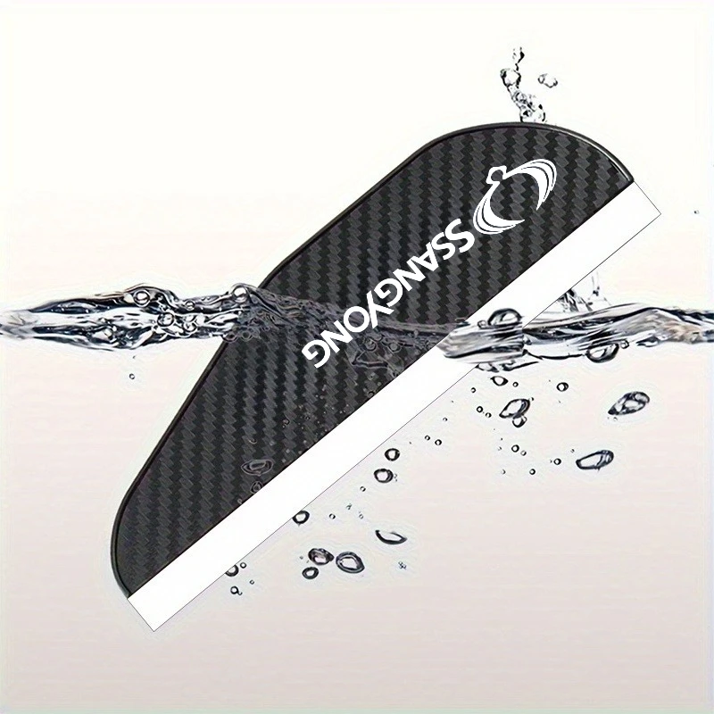 2 Pcs Car Side Mirror Sun Visor Rain Eyebrow Auto Rear View Shield for ssangyong Musso Korando Rexton Torres Kyron Actyon Tivoli