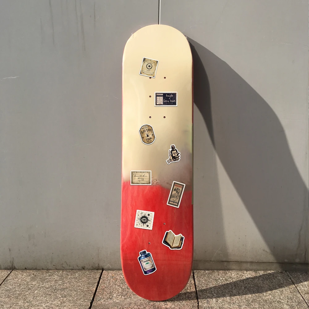 50PCS Gothic Apotheker Medikamente Label Aufkleber Scrapbooking Collage Material Skateboard Telefon Fall Gepäck Wasserdichte Aufkleber