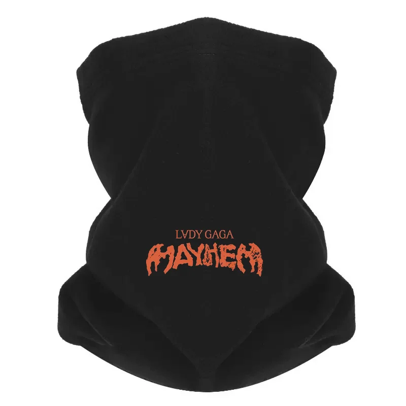 Design Lady Gaga MAYHEM. Homens ao ar livre cachecol máscara pescoço gaiter chapéu feminino boné chapelaria à prova de vento manter quente inverno multifuncional