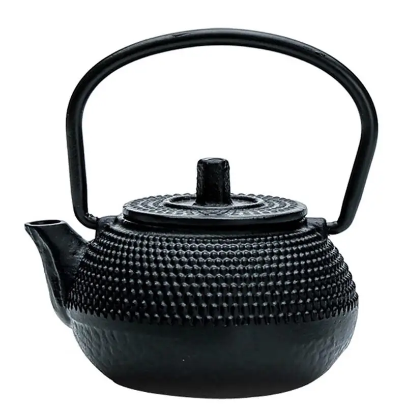 Mini Iron Pot Cast Iron Teapot Tea Set Decorative Tea Pet Adornment Small Tea Kettle Cast Iron Teapot Tabletop Ornament