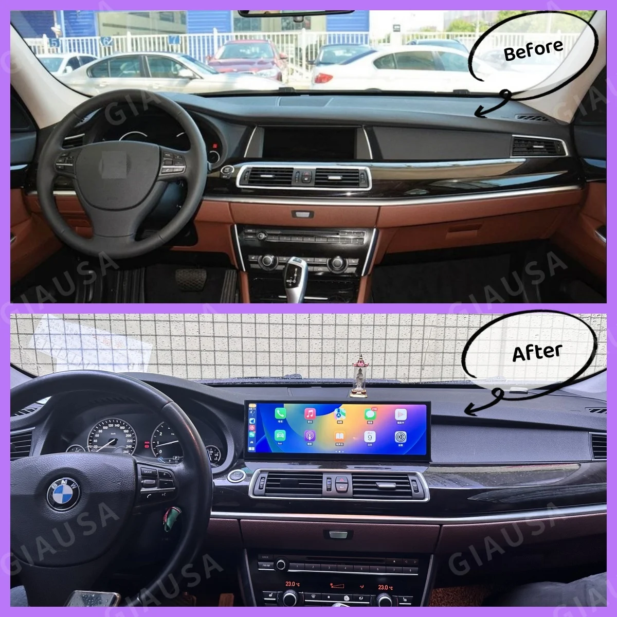 

Android 14.0 Car Radio 14.9 Inches For BMW 5 Series GT F07 2011-2018 CIC NBT System Multimedia Player GPS Navigation CarPlay