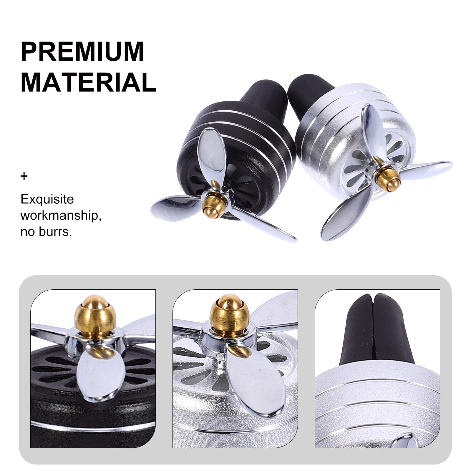 

2Pcs Car Aromatherapy Clip High Quality Safe Durable Practical Unique Design Fresh Scent Relaxation Easy Install Reasonable