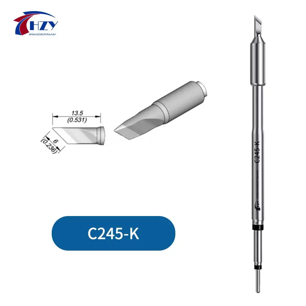 HZY C245 Serie Lötspitzen I/IS/K/SK/939/945/966 Universeller T245-Griff für T245-Lötstation Handy-Reparaturwerkzeuge