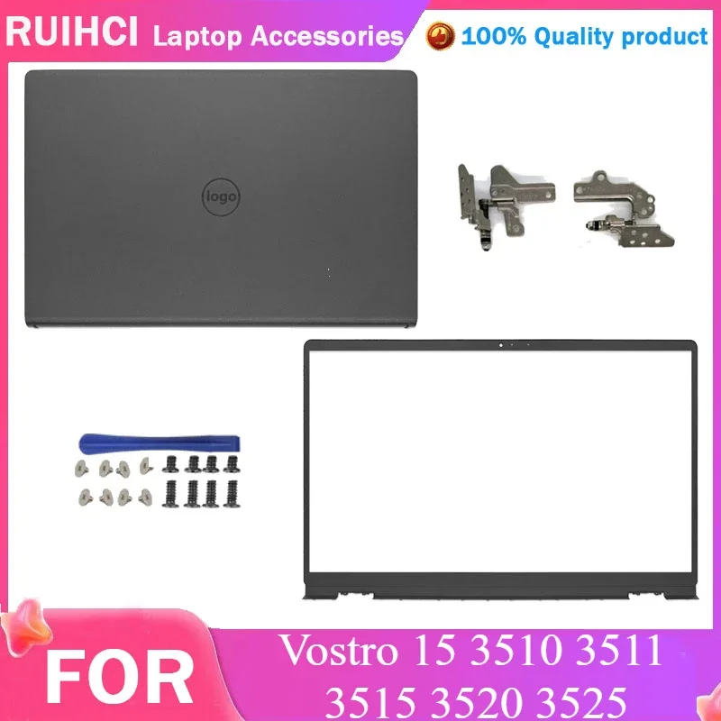 

NEW For Dell Vostro 15 3510 3511 3515 3520 3525 0DWRHJ Rear Lid TOP Case laptop LCD Back Cover/Front Bezel/Hinges L&R Black