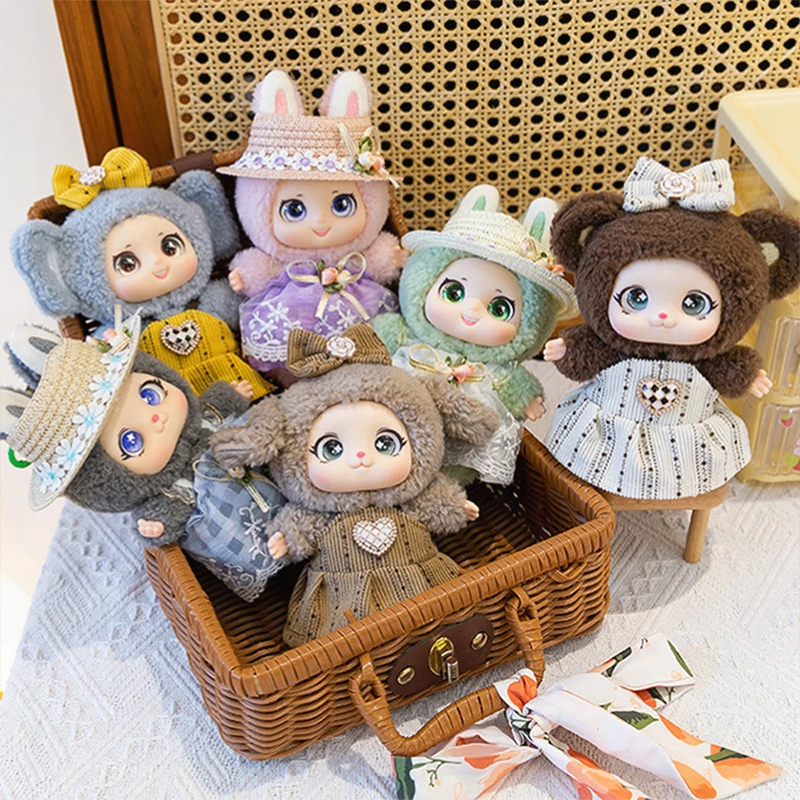 

kawaii Plush Toy Cute Keychain Backpack Hanging Doll Soft Stuffed Animal Kids Birthday Xmas Gift Adorable Vinyl Figure Desktop