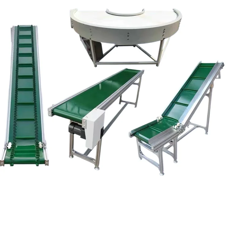 Belt Line Workbench Assembly Line Belt Conveyor Small Conveyor Belt Logistics Express Injection Molding Machine Food Workshop