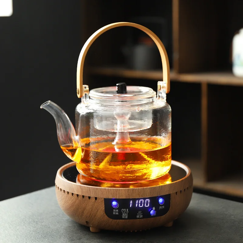 

220V Electric Ceramic Stove Tea Mocha Coffee Maker Tea Stove Heating Furnace Multifunctional Electric Hot Plate Tea Maker 1100W