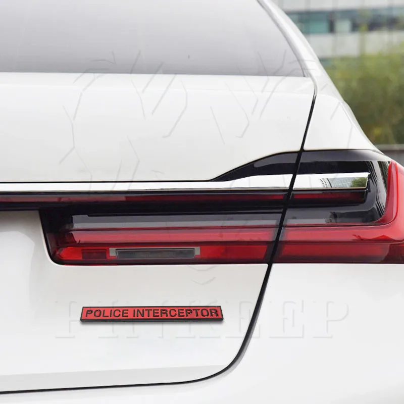 ثلاثية الأبعاد سيارة معدنية ملصق الخلفي الجذع شعار شارة ملصق لفورد اكسبلورر كراون فيكتوريا الشرطة اعتراضية فائدة سيدان V8